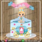 Topo de Bolo Cinderela Baby