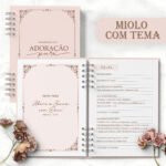 Caderno Congresso 2025 Neutro Adoração Pura COM TEMA Feminino
