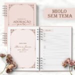 Caderno Congresso 2025 Neutro Adoração Pura SEM TEMA Feminino