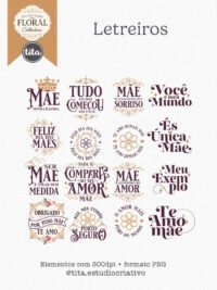 Mãe 2025 - Combo Ilustrações e Papéis - Imagem 3