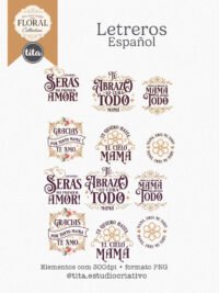 Mãe 2025 - Combo Ilustrações e Papéis - Imagem 4