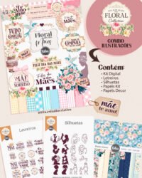 Mãe 2025 - Combo Ilustrações e Papéis - Imagem 8