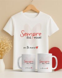 Pacote de Artes Canecas e Camisa Namorados V5 SEM FOTO - Imagem 17