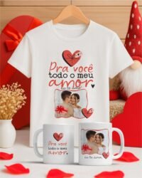 Pacote de Artes Canecas e Camisa Namorados V5 COM FOTO - Imagem 24