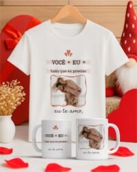 Pacote de Artes Canecas e Camisa Namorados V5 COM FOTO
