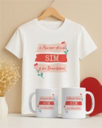 Pacote de Artes Canecas e Camisa Namorados V5 SEM FOTO - Imagem 4