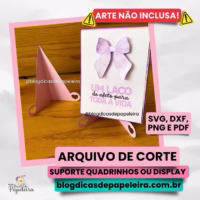Suporte para Quadrinhos ou Display - Arte NÃO Inclusa
