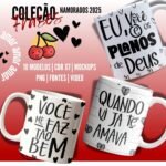Arte Caneca Coleção Namorados Frases