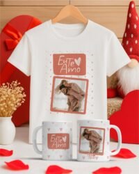 Pacote de Artes Canecas e Camisa Namorados V5 COM FOTO - Imagem 10