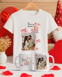 Pacote de Artes Canecas e Camisa Namorados V5 COM FOTO - Imagem 15