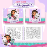A Casa Mágica da Gabby - Livro de Colorir