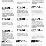 Arte Amor dicionário ( Arquivo Digital)