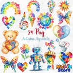 Autismo Aquarela - Kit Digital