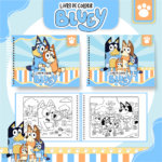 Bluey - Livros de Colorir