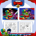 Brawl Star - Livro de Colorir