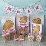 Capivara Menina 2- Kit Festa