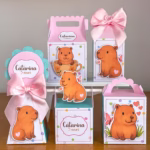 Capivara Menina - Kit Festa