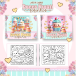 Doces Kawaii Fofinhos - Livro de Colorir