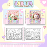 Jardim Fofo - Livro de Colorir