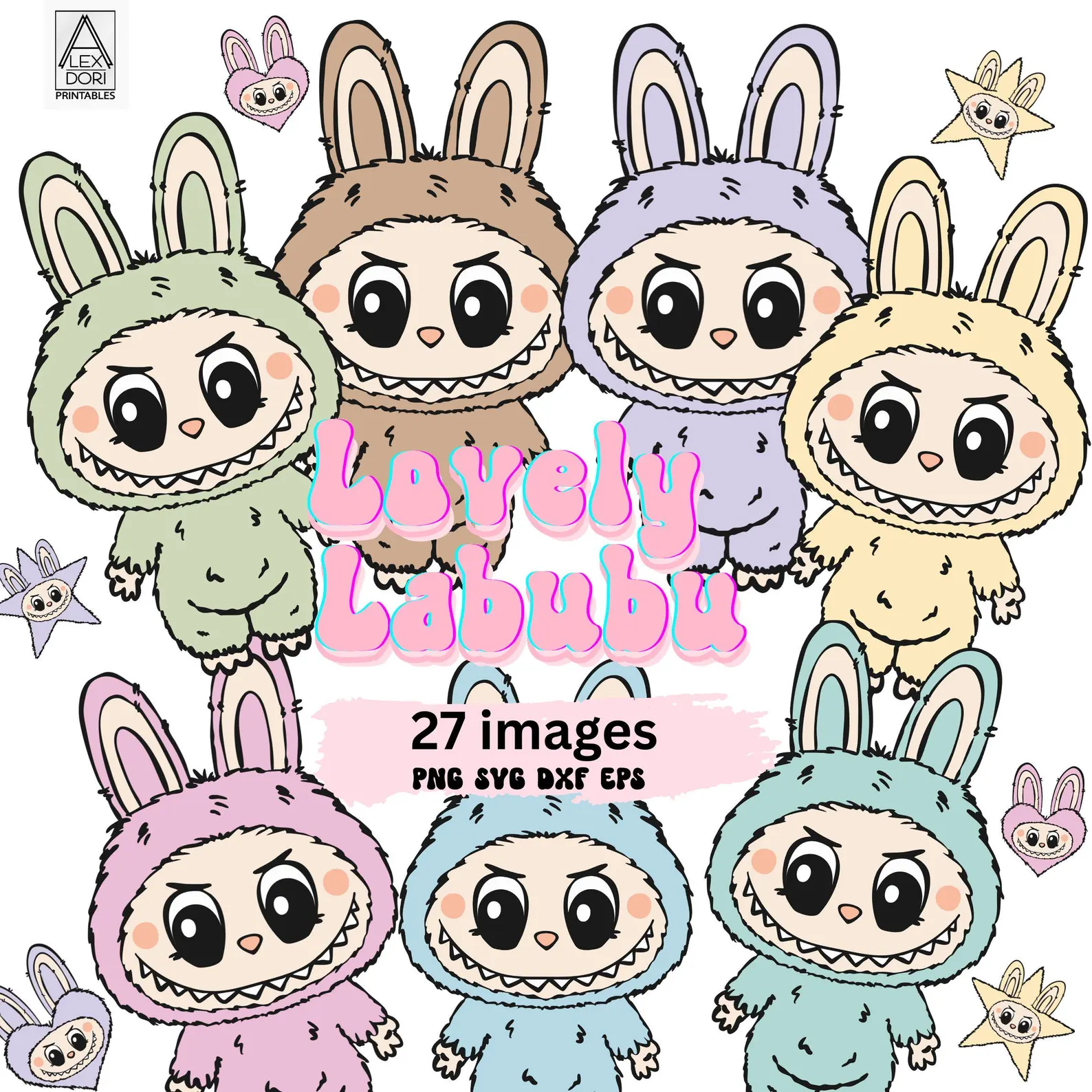 Labubu - Kits Digitais Labubu - Kits Digitais - Imagem 1