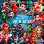 Liga da Justiça Cute - Kit Digital