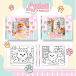 Lulus da Pomerânia - Livro de Colorir