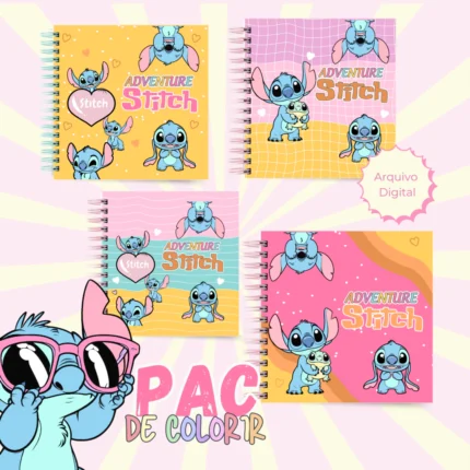 Pac De Colorie Stitch Adventure