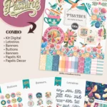 Pássaros - Combo Ilustrações e Papéis