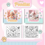 Poodle - Livro de Colorir