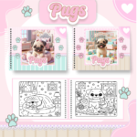 Pug - Livro de Colorir