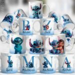 Alfabeto Stitch Azul
