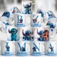 Alfabeto Stitch Azul
