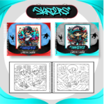 Skaters - Livro de Colorir