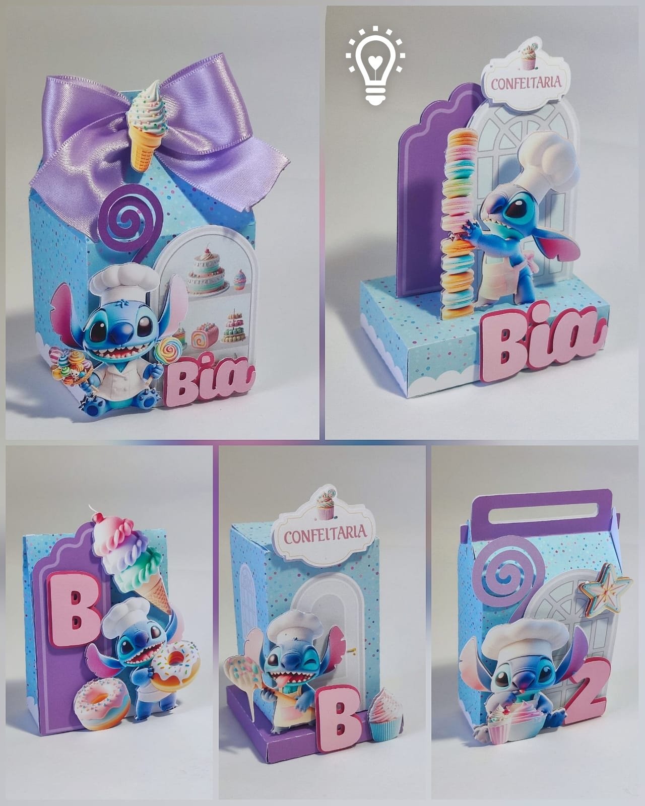 Stitch Confeiteiro - Kit Festa Stitch Confeiteiro - Kit Festa - Imagem 1