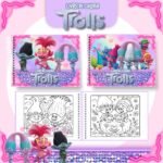 Trolls - Livro de Colorir