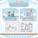 Urso Polar - Livro de Colorir