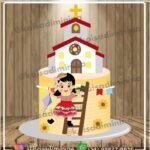 Arraiá Menina - Topo de Bolo