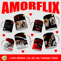 Dia dos Namorados - CANECAS AMORFLIX