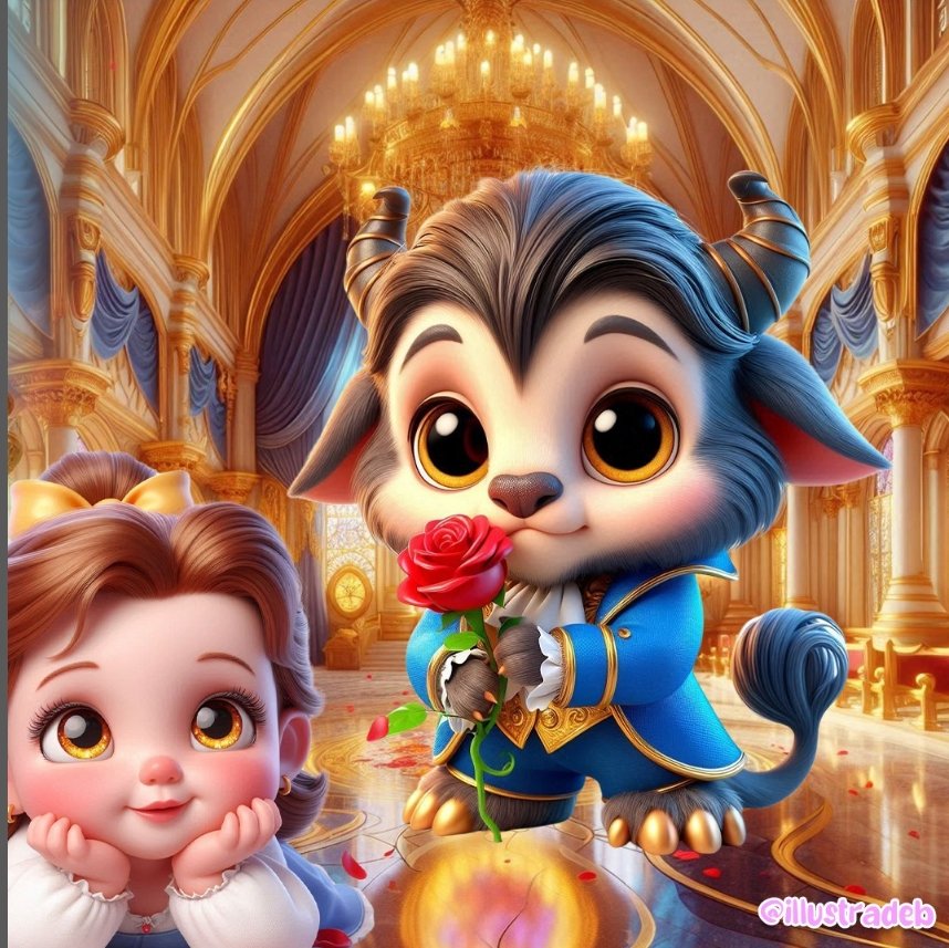 A Bela e a Fera Baby - Kit Digital - Imagem 2