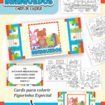 Card de Colorir - Brinquedos