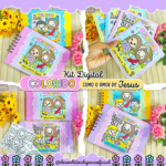 Colorido como o amor de Jesus - Livro de Colorir