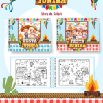 Festa Junina - Livro de Colorir