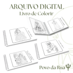 Povo da Rua – Livro de Colorir