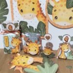 Mêsversário Girafinha Menino - Kit Festa