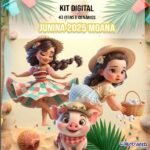 Moana Junina - Kit Digital