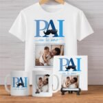 Pacote de Artes Caneca Camisa Azulejo Dia dos Pais V5 (Com Foto)