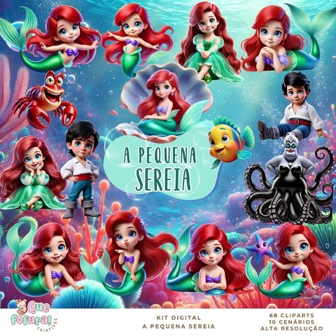 A Pequena Sereia - Kit Digital A Pequena Sereia - Kit Digital - Imagem 1