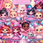 Circo Rosa Cartoon - Kit Digital