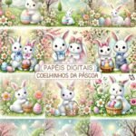 Coelhinhos da Páscoa - Kit Digital
