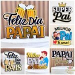 Coleção de Topos de Bolo Dia dos Pais 2025